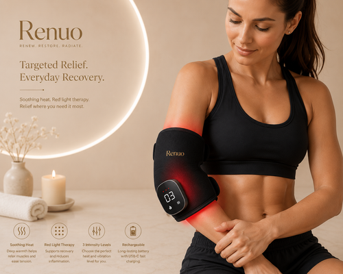 Renuo Recover Therapy Wrap — red and infrared light therapy wrap for muscle recovery