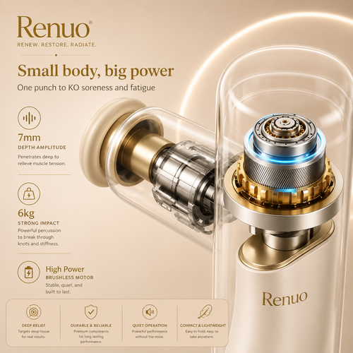 Renuo Mini Massage Gun — product detail view