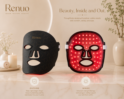 Renuo Pro Red Light Therapy Mask — product detail view