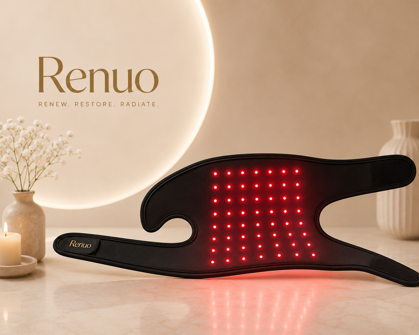 Renuo Recover Therapy Wrap — flexible wrap design detail